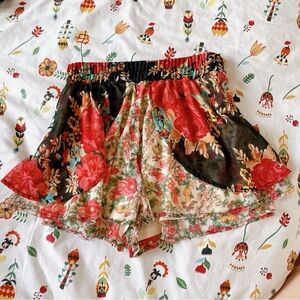 band of gypsies floral shorts